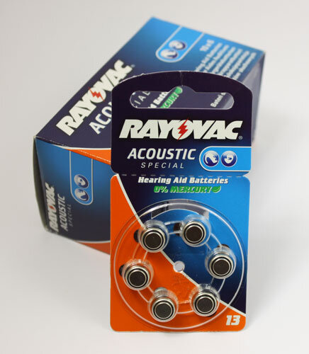 Hörgeräte Batterien Rayovac HA13 PR48 6 Stück