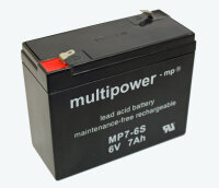 Multipower MP7-6S  6Volt 7Ah