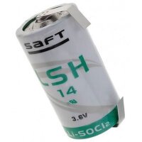 Saft LSH14 CLG Lötfahne Lithium Batterie