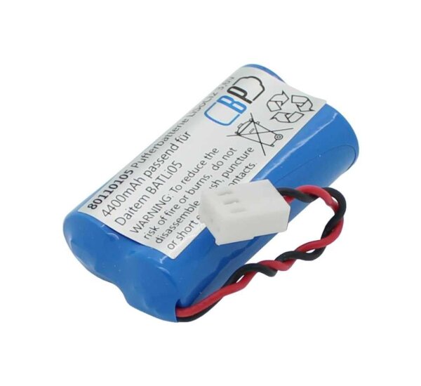 Batterie für Daitem D14114 3,6V 4000mAh