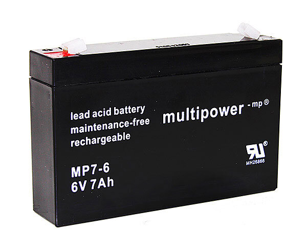 Multipower MP7-6 7Ah 6Volt