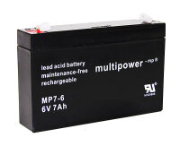 Multipower MP7-6 7Ah 6Volt
