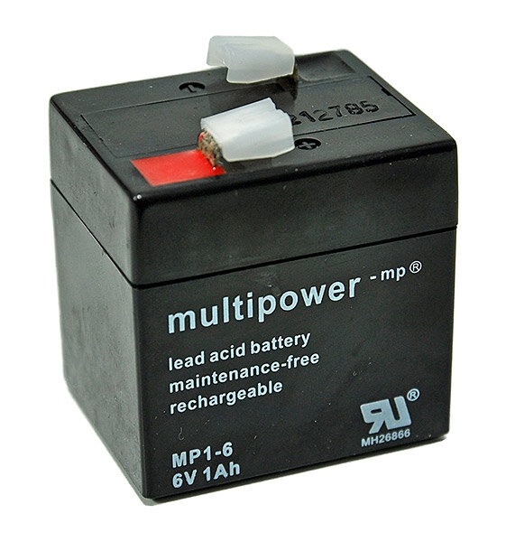 Multipower MP1-6 6V 1Ah Bleiakku