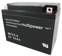 Multipower MP20-6  6Volt  20Ah