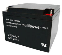 multipower MP26-12C 15Ah 12Volt Akku